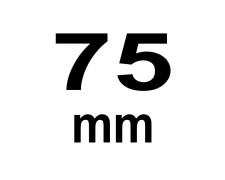75 mm Breite