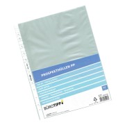 Prospekthllen A4, Business, oben offen, transparent/genarbt, 50my,  100 Stk.