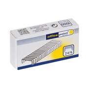 Heftklammern silber verzinkt 24/6 (10 packs je 1000 Stk) = 10000 Stk.