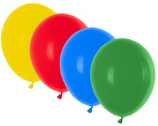 Luftballons bunt gemischt  250 mm, Gre M, 100 Stk.
