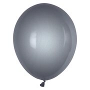Luftballons silber  250 mm, Gre M, 100 Stk.