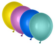 Luftballons metallic bunt gemischt  250 mm, Gre M, 100 Stk.