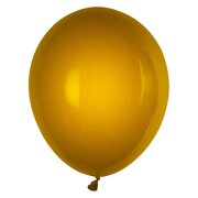 Luftballons gold  250 mm, Gre M, 10 Stk.