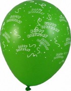 Luftballons Happy Birthday Ø 300 mm, Größe L,   5 Stk.