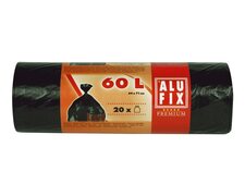 ALUFIX Mllscke 60 L, HDPE 64x71 cm 15my, schwarz, 20 Stk.