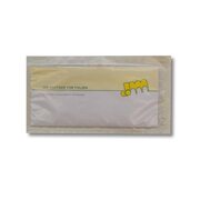 Dokumententaschen aus Kraftpapier Lieferschein/Rechnung DIN-Lang weiß unbedruckt, 1000 Stk.