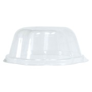 BIO Deckel fr Eisbecher 210ml, transparent, PLA, 50 Stk.