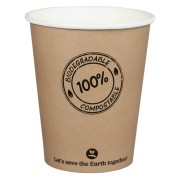 BIO Kartonbecher Kaffeebecher CoffeeToGo bis 100C, 200ml, 8cm, 25 Stk.
