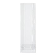Blockbodenbeutel OPP Siegelnaht transparent  70 + 40mm x 195mm 40my, 1000 Stk.