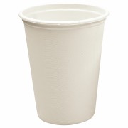 BIO Kaffeebecher Heißgetränkebecher 300ml aus Zuckerrohr kompostierbar, 50 Stk.