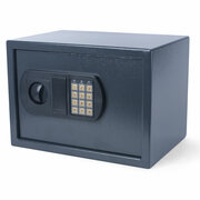 Tresor Safe 35x25x25cm mit elektronischem Zahlenschloss fr Tisch/Wandmontage anthrazit