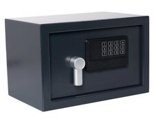 Tresor Safe 31x20x20cm mit elektronischem Zahlenschloss fr Tisch/Wandmontage anthrazit