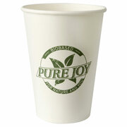 Pappbecher Heigetrnkebecher ToGo 0,25 l Biobased ohne Plastik, 50 Stk.