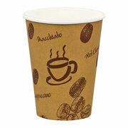 Kaffeebecher Premium, Coffee to go, Pappe beschichtet, 8oz., 200 ml, 50 Stk.