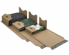 Universalverpackung PP B22.18 braun, 455x325x 1-80mm, fr A3, SK-Verschluss