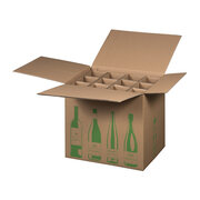Weinversandkarton ECO für 12 Weinflaschen mit DHL Zertifizierung