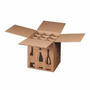 Weinversandkarton für  9 Weinflaschen mit DHL & UPS Zertifizierung