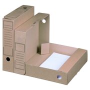 VN-6455 Archiv-Ablagebox 252x70x317mm wiederverschließbar braun