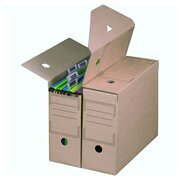 VN-6437 Archiv-Ablagebox für Hängemappen 328x115x239mm wiederverschließbar braun