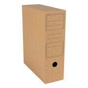 VN-6430 Archiv-Ablagebox 100 mit Automatikboden 323x96x272mm braun