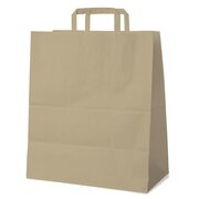 GASTRO Papiertragetaschen 48 x 45 x 17 cm mit EAN-Code braun, 100 Stk.