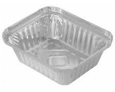 Alu-Servierschale Aluschale Grillschale  470ml, 145x120x41mm, 100 Stk.