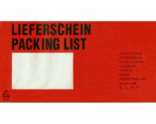 DOCUFIX Dokumententaschen *Lieferschein*, DIN Lang 240x115mm,  250 Stk.