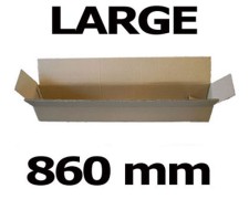 Faltkarton Versandhlsen  860x105x105mm sehr stabil, 2-wellig braun
