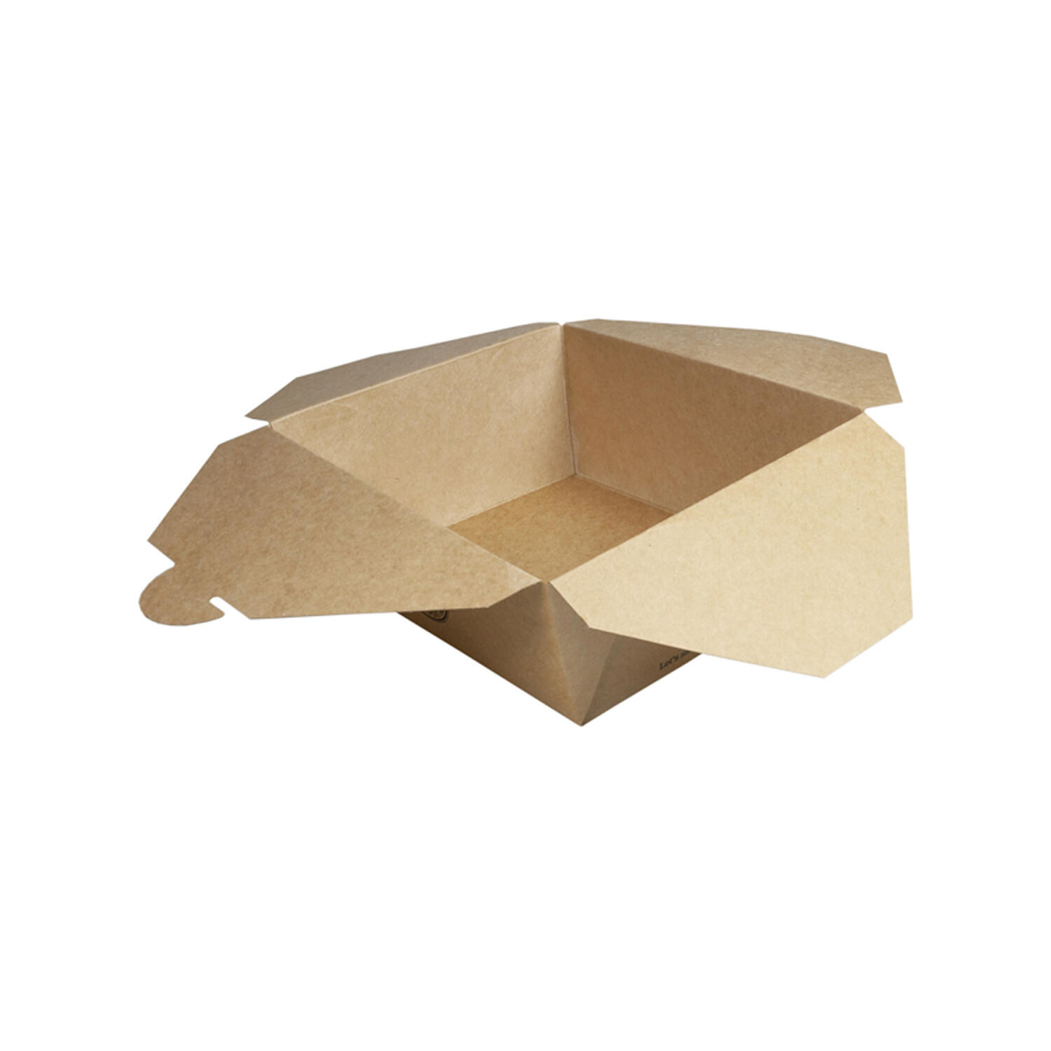 BIO Take-Away Boxen Menboxen ToGo aus Karton, 17.2x14x6.4cm, 25 Stk.
