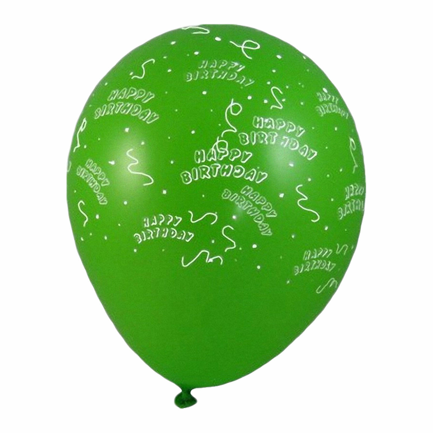 Luftballons Happy Birthday Ø 300 mm, Größe L, 100 Stk.