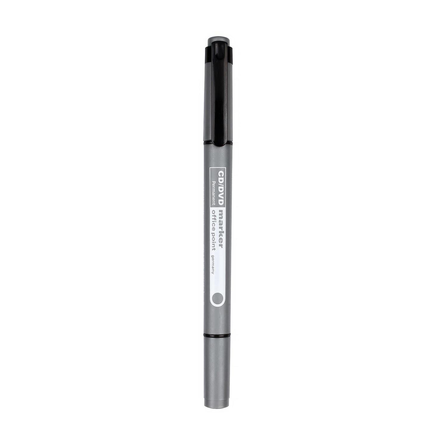 Marker Fineliner mit Doppelspitze 0,4 mm (fein) bis 3 mm (mittel) schwarz, 10 Stk.