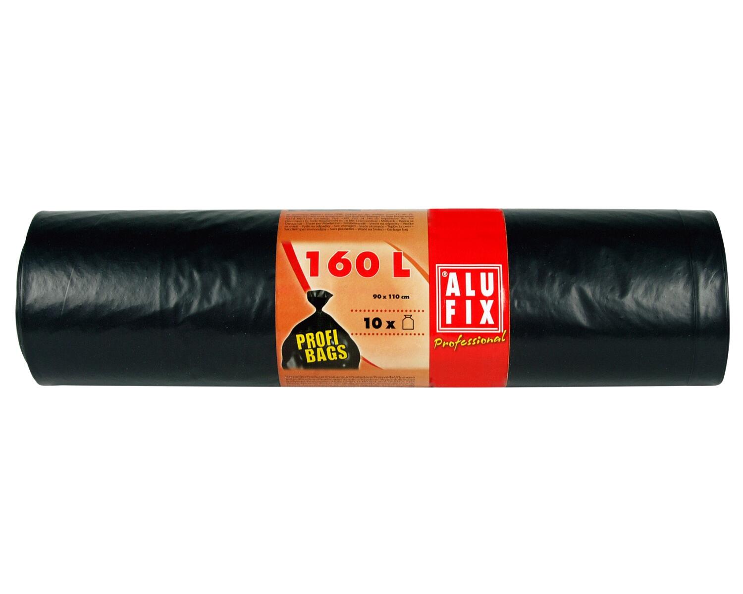 ALUFIX Profi Bags Mllscke Mllbeutel LDPE 160 L, 90x110cm, schwarz 10 Stk.