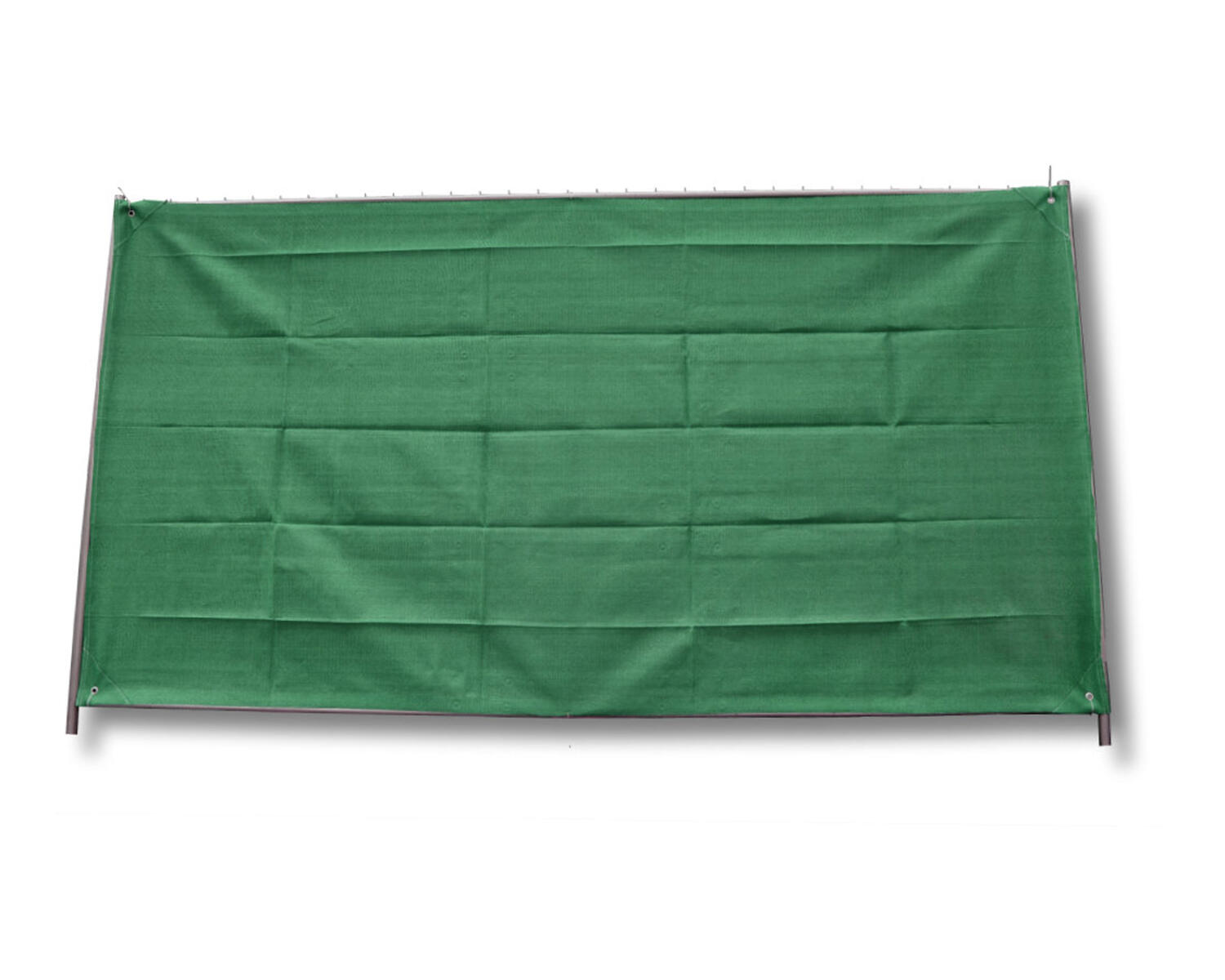 Bauzaunnetz ge�st 1,80 x 50 m 150 g/m� gr�n auf Rolle