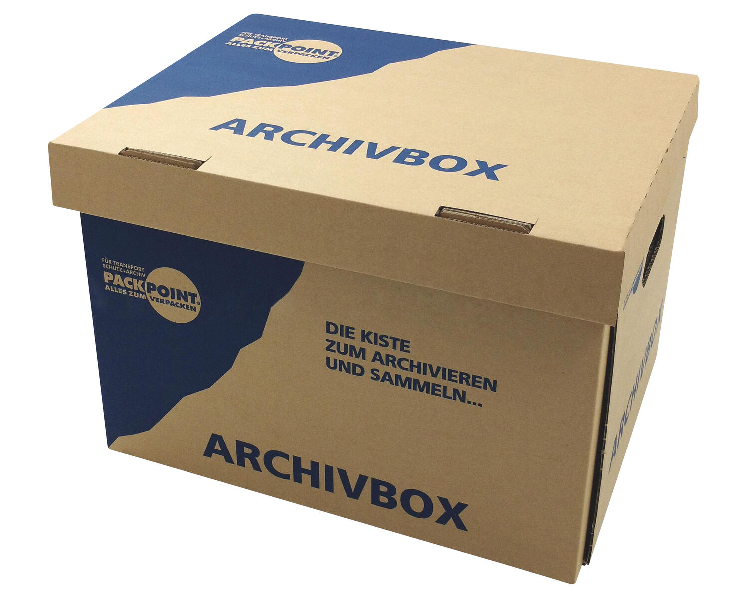 Archivbox Lagerbox 400x320x290mm extrem stabil, bis 250kg stapelbar