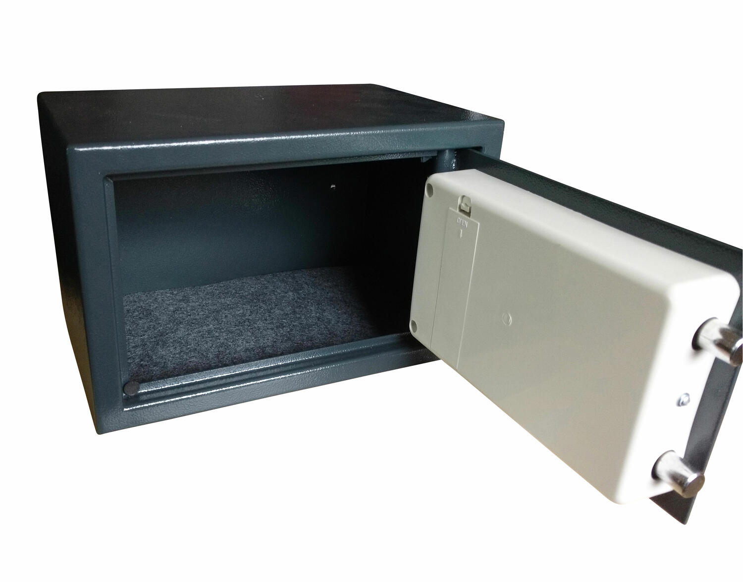 Tresor Safe 43x36x31cm mit elektronischem Zahlenschloss fr Tisch/Wandmontage anthrazit