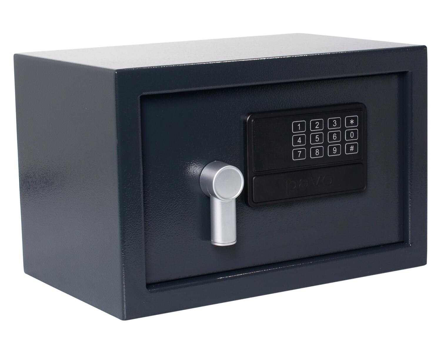 Tresor Safe 43x36x31cm mit elektronischem Zahlenschloss fr Tisch/Wandmontage anthrazit