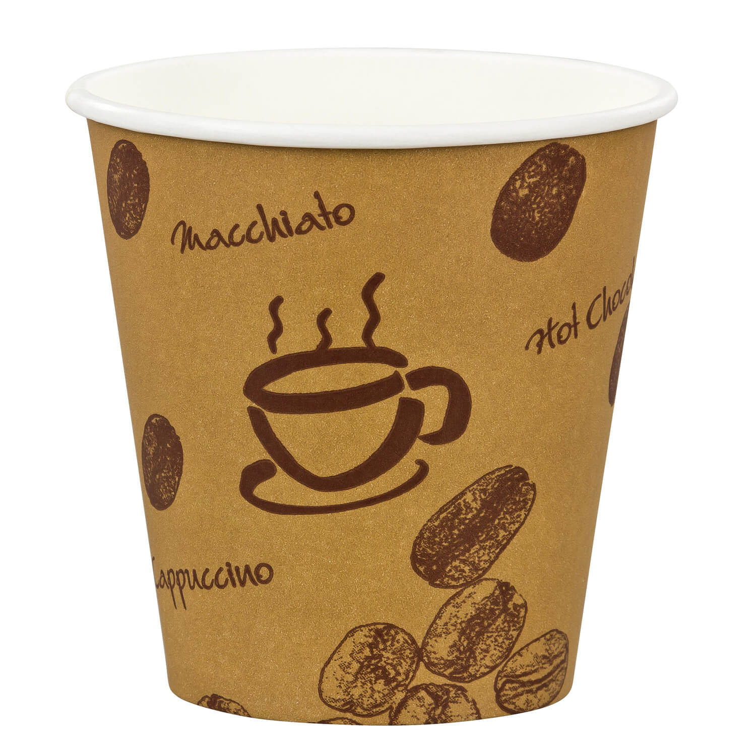 100 Pappbecher Espresso Espressobecher 100 ml Hartpapierbecher 220310 