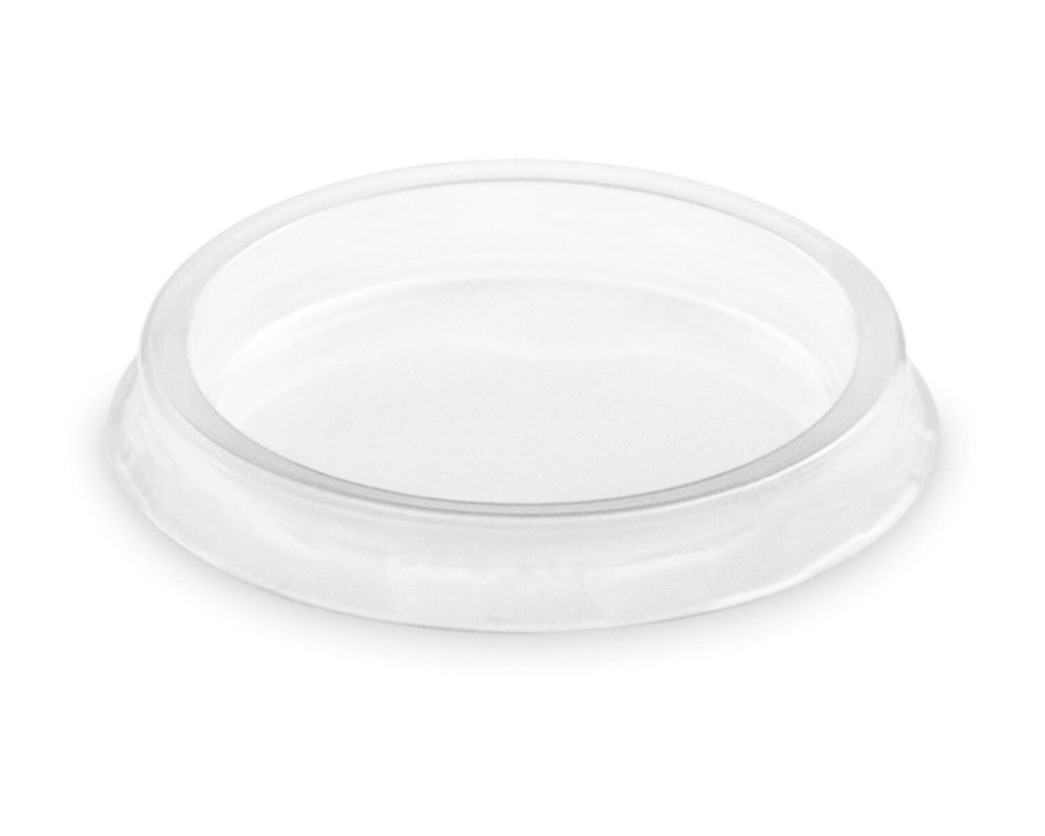 Kunststoffdeckel Transparent mit   73mm fr Eisbecher, 75 Stk.