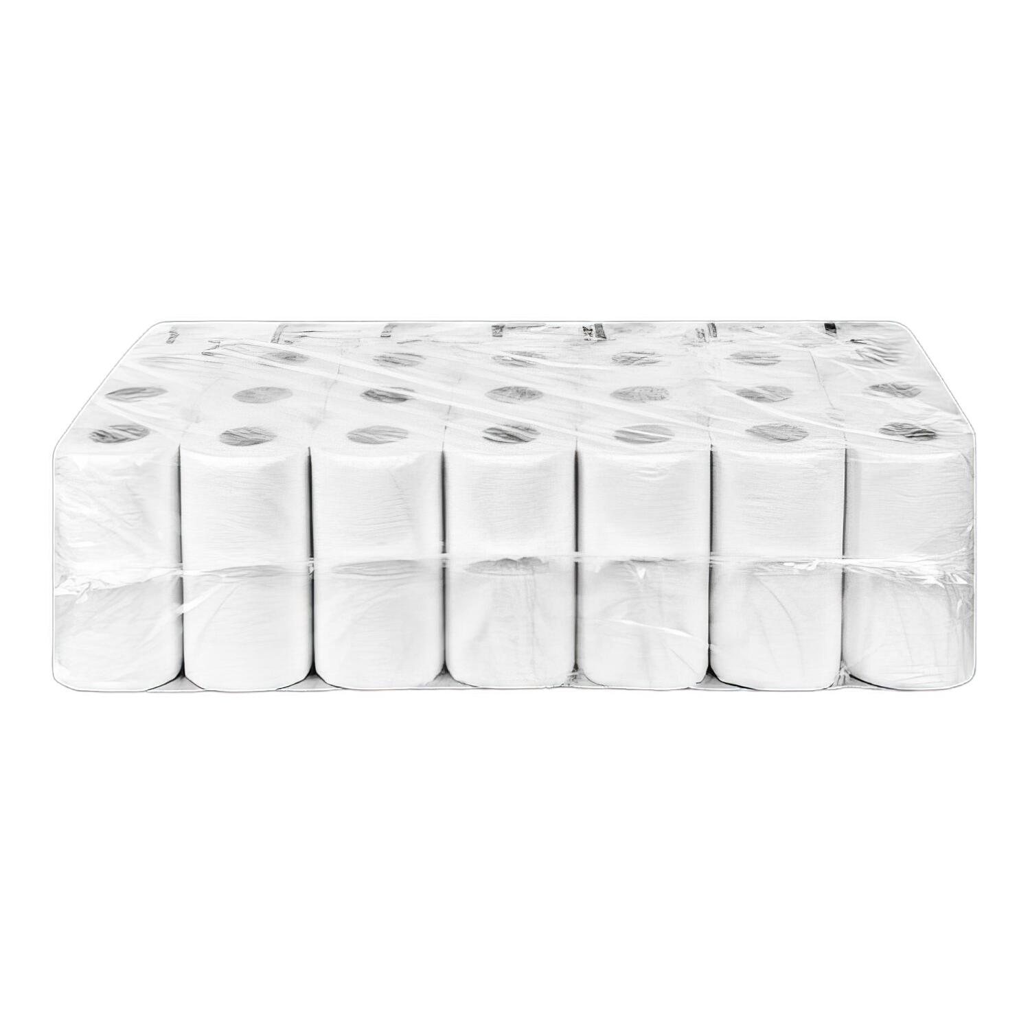 Ecoline Toilettenpapier 3-lagig aus Zellstoff  250 Blatt 9,6x11,3 cm, 64 Rollen