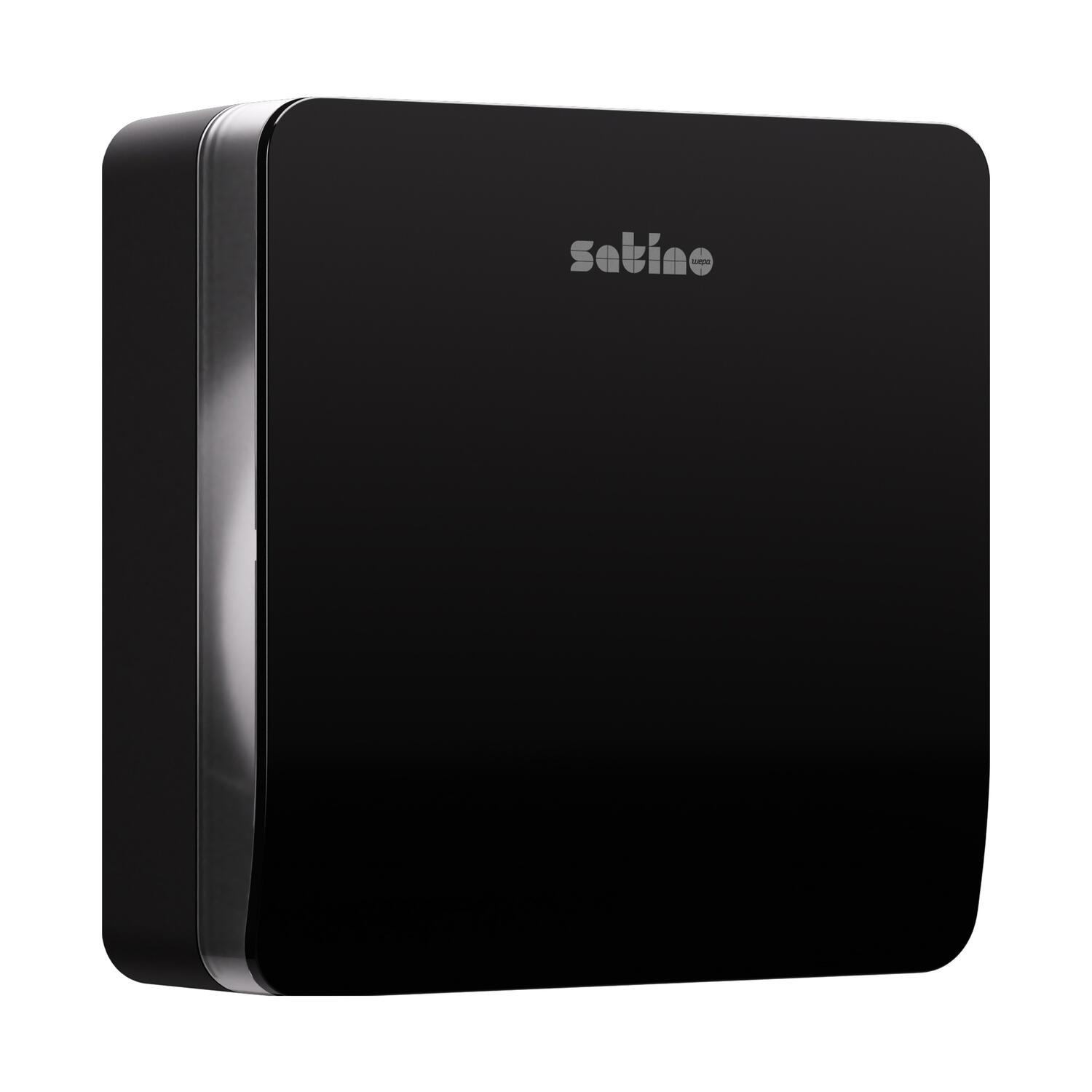 Satino Hyginity Jumbo Toilettenpapierspender L, 35x34x13,9cm schwarz, System JT2