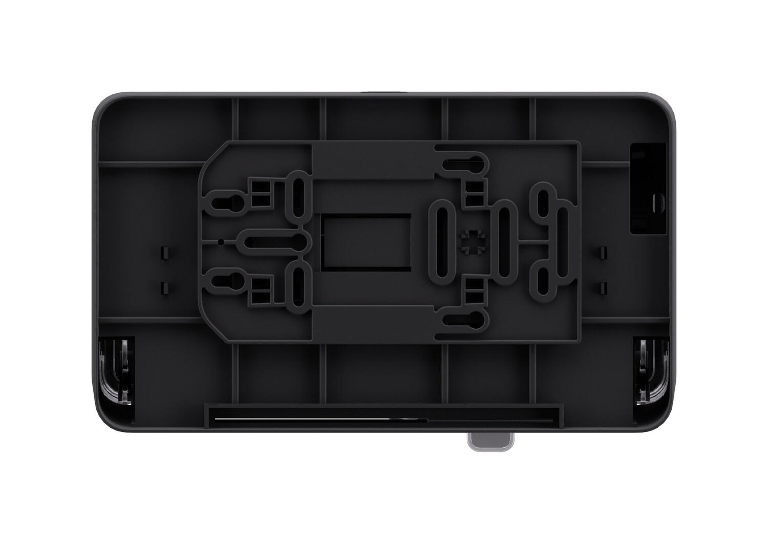 Satino Hyginity Doppelrollen Toilettenpapierspender,  System MT1, 30,1 cm �15,9 cm � 18,6 cm, schwarz