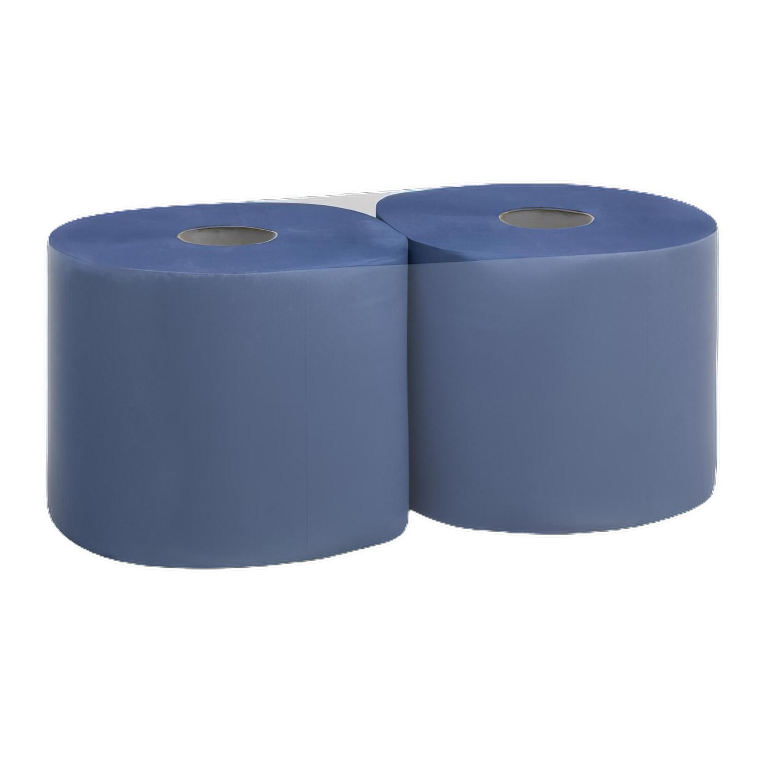Celtex Putzpapier 2-lagig 22x36cm blau, 2 Rollen je 500 Blatt