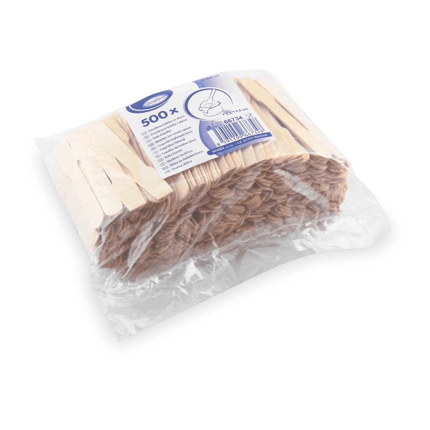 Eislöffel aus Holz, 9.5cm, 500 Stk.