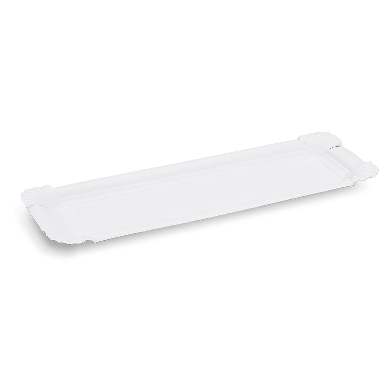 BIONATURE Pappteller aus Frischfaser  8 x 23 cm fettdicht wei, 250 Stk.