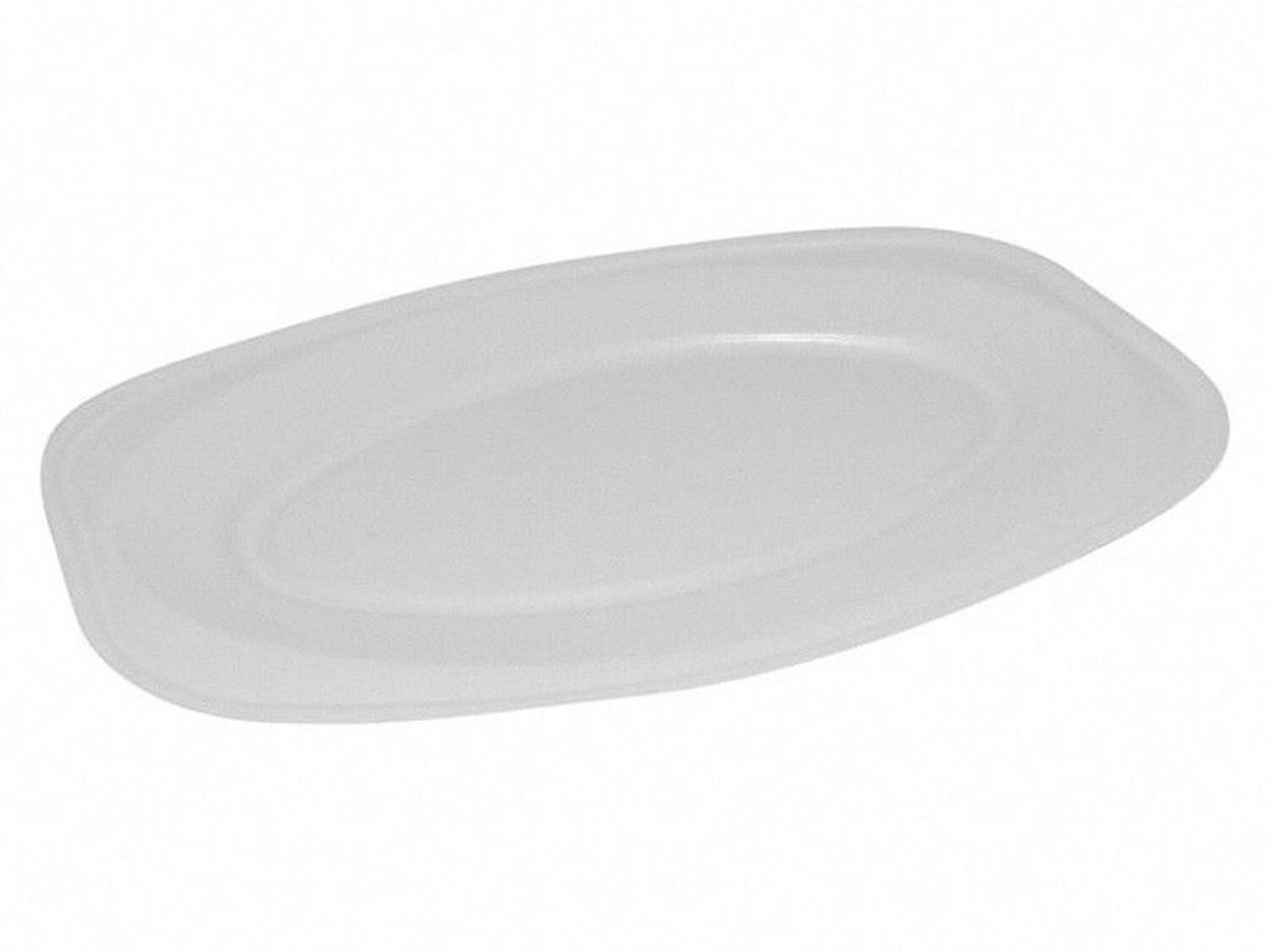 Servierteller, Party-Platte oval weiß  55 x 36 cm, Größe XL,  2 Stk.