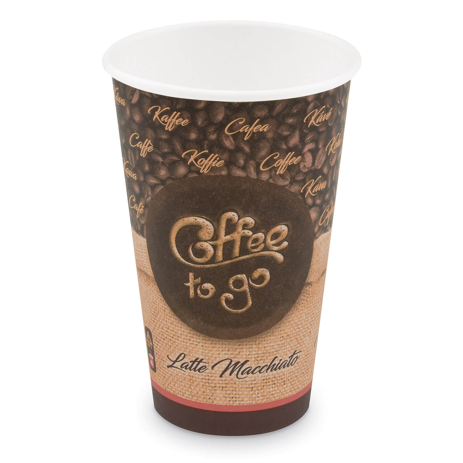 Kaffeebecher XL Coffee To Go Latte Macchiato, Cappuccino 400ml 510ml, 50 Stk.