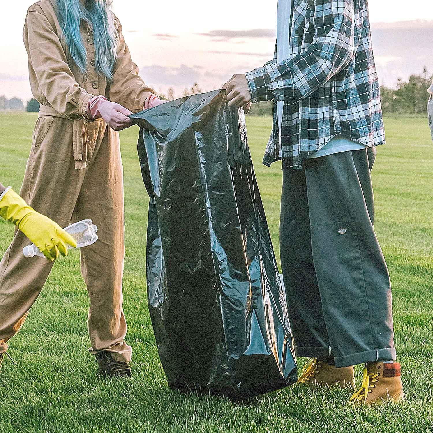 Mllscke Mllbeutel 120 Liter 70 x 110 cm extra stark, schwarz, 150 Stk.