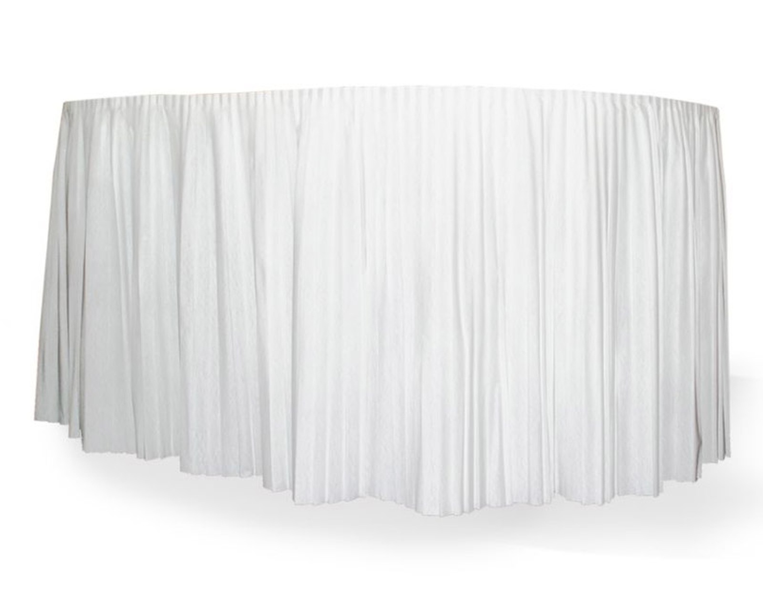 Tischskirting Tischverkleidung selbstklebend, Airlaid, 4m x 72cm apricot