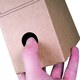 Archiv-Ablagebox 315x65x233mm wiederverschliebar braun
