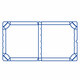 Pizzakarton -extra stark- wei, 32 x 32 x 3 cm, 100 Stk.
